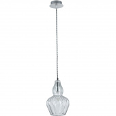 Lampa wisząca - pojedynczy, szklany klosz w formie kwiatu Eustoma Maytoni Modern MOD238-PL-01-TR