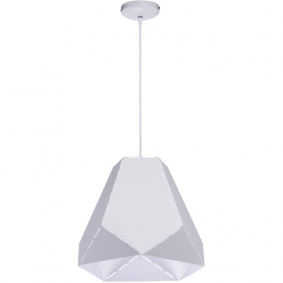 Lampa wisząca - prosta forma - biała RegenBogen Loft 643012001