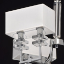 Lampa wisząca prostokątne, białe klosze, 3 ramiona, 6 żarówek MW-Light Megapolis 101010406