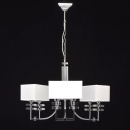 Lampa wisząca prostokątne, białe klosze, 3 ramiona, 6 żarówek MW-Light Megapolis 101010406