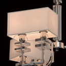 Lampa wisząca prostokątne, białe klosze, 3 ramiona, 6 żarówek MW-Light Megapolis 101010406