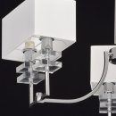 Lampa wisząca prostokątne, białe klosze, 3 ramiona, 6 żarówek MW-Light Megapolis 101010406