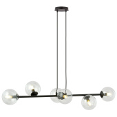 Lampa wisząca przezroczyste kule ROSSI 6 BL TRANSPARENT Emibig 874/6