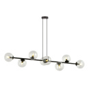Lampa wisząca przezroczyste kule ROSSI 8 BL TRANSPARENT Emibig 874/8