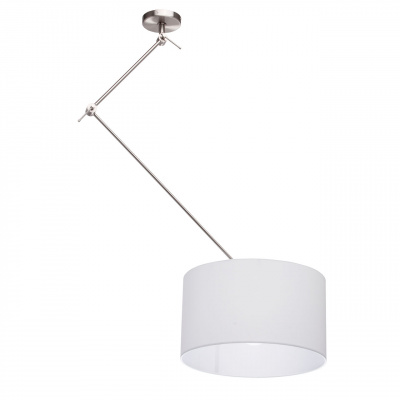 Lampa wisząca regulowana wysokość, biały, okrągły klosz MW-LIGHT Megapolis 494012001