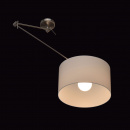 Lampa wisząca regulowana wysokość, biały, okrągły klosz MW-LIGHT Megapolis 494012001