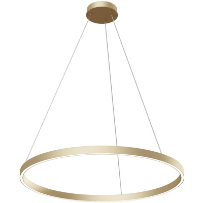 Lampa wisząca ring LED 80 cm Rim Maytoni mosiądz MOD058PL-L42BS4K