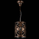 Lampa wisząca rustykalna, brązowa ramka dekoracyjna Rustika Maytoni Classic H899-11-R