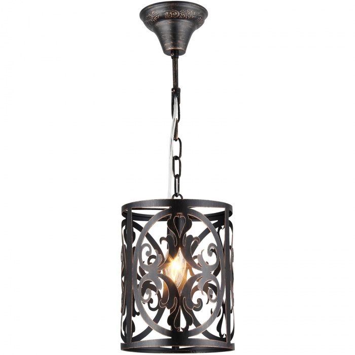 Lampa wisząca rustykalna, brązowa ramka dekoracyjna Rustika Maytoni Classic