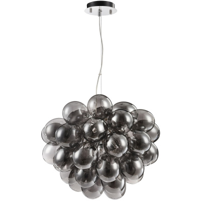 Lampa wisząca szare, szklane bańki Balbo Maytoni Modern MOD112-08-N