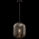 Lampa wisząca szklana, dymiona, falista Dunas Maytoni P058PL-01B