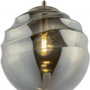 Lampa wisząca szklana kula w kolorze szarym Vinare Maytoni P074PL-01N