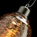 Lampa wisząca szklany klosz szampański Chianti MW-LIGHT Megapolis 720011401