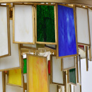 Lampa wisząca szkło witrażowe Marocco RegenBogen Megapolis 185011106