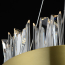 Lampa wisząca sztabki kryształowe, LED, pilot Adelard MW-LIGHT Crystal 642014801