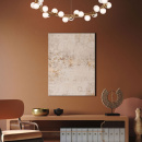 Lampa wisząca Tessara złote koło z białymi kulami LED Maytoni MOD081PL-L50G3K