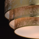 Lampa wisząca, trzy pozłacane okręgi Nora MW-LIGHT Elegance 454011003