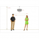 Lampa wisząca, trzy pozłacane okręgi Nora MW-LIGHT Elegance 454011003