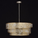 Lampa wisząca, trzy pozłacane okręgi Nora MW-LIGHT Elegance 454011003