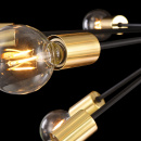 Lampa wisząca w stylu loft na 18 gołych żarówek Jackson Maytoni T546PL-18B