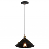 Lampa wisząca w stylu retro, czarna Scrimi Candellux 31-58140