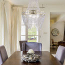 Lampa wisząca z akrylowych kryształów Perseo Candellux 31-57488