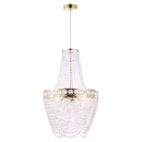 Lampa wisząca z akrylowych kryształów Perseo Candellux 31-57488