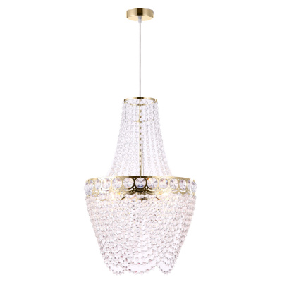 Lampa wisząca z akrylowych kryształów Perseo Candellux 31-57488