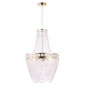 Lampa wisząca z akrylowych kryształów Perseo Candellux 31-57488