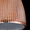 Lampa wisząca z bursztynowym kloszem ze szkła Tempo Maytoni T164-11-G