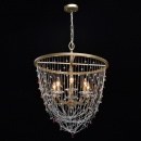 Lampa wisząca z kolorowymi kryształkami Valencia CHIARO Classic 299011906