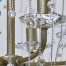 Lampa wisząca z kolorowymi kryształkami Valencia CHIARO Classic 299011906