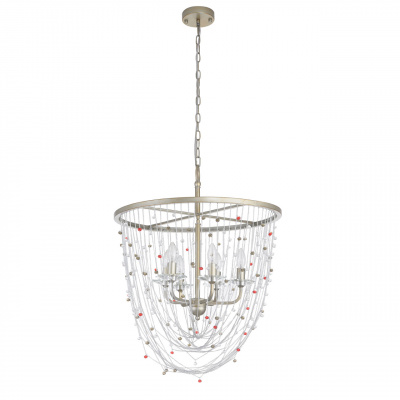 Lampa wisząca z kolorowymi kryształkami Valencia CHIARO Classic 299011906