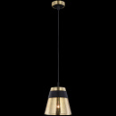 Lampa wisząca z perforowanym kloszem Trento Maytoni Modern MOD614PL-01BS