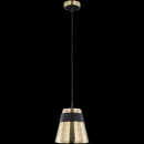 Lampa wisząca z perforowanym kloszem Trento Maytoni Modern MOD614PL-01BS