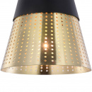 Lampa wisząca z perforowanym kloszem Trento Maytoni Modern MOD614PL-01BS