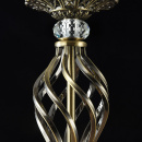 Lampa wisząca z plisowanym abażurem Grace Maytoni Classic RC247-PL-01-R