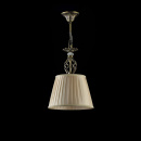 Lampa wisząca z plisowanym abażurem Grace Maytoni Classic RC247-PL-01-R