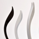 Lampa wisząca z ramionami LED w górę, chromowana RegenBogen Megapolis 661015508