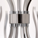 Lampa wisząca z ramionami LED w górę, chromowana RegenBogen Megapolis 661015508