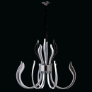 Lampa wisząca z ramionami LED w górę, chromowana RegenBogen Megapolis 661015508