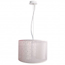 Lampa wisząca z wewnętrznymi abażurami z tkaniny Madras Candellux 33-27290