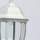 Lampa wisząca zewnętrzna biała, złota patyna, klasyczna Fabur Street MW-LIGHT 804010801