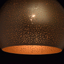 Lampa wisząca złota kula z dziurkami Neuwied RegenBogen 682011801