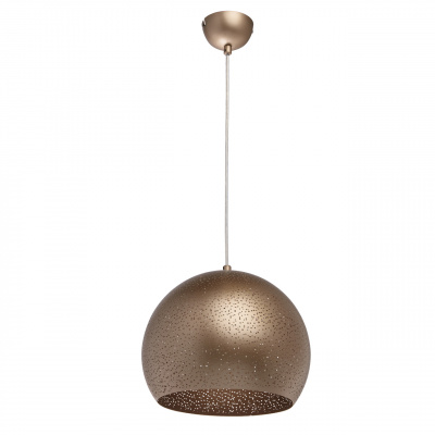 Lampa wisząca złota kula z dziurkami Neuwied RegenBogen 682011801