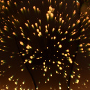 Lampa wisząca, złota kula z efektem 3D MW-LIGHT Megapolis 663011501a