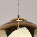 Lampa wisząca, złota kula z efektem 3D MW-LIGHT Megapolis 663011501a