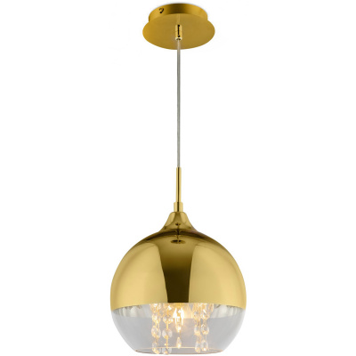 Lampa wisząca złota kula z kryształkami Fermi Maytoni No 1 w sprzedaży P140-PL-110-1-G