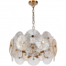 Lampa wisząca złota szklane koła Aster Mayton MOD007PL-08G