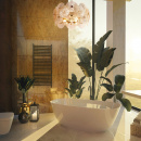 Lampa wisząca złota szklane koła Aster Mayton MOD007PL-08G